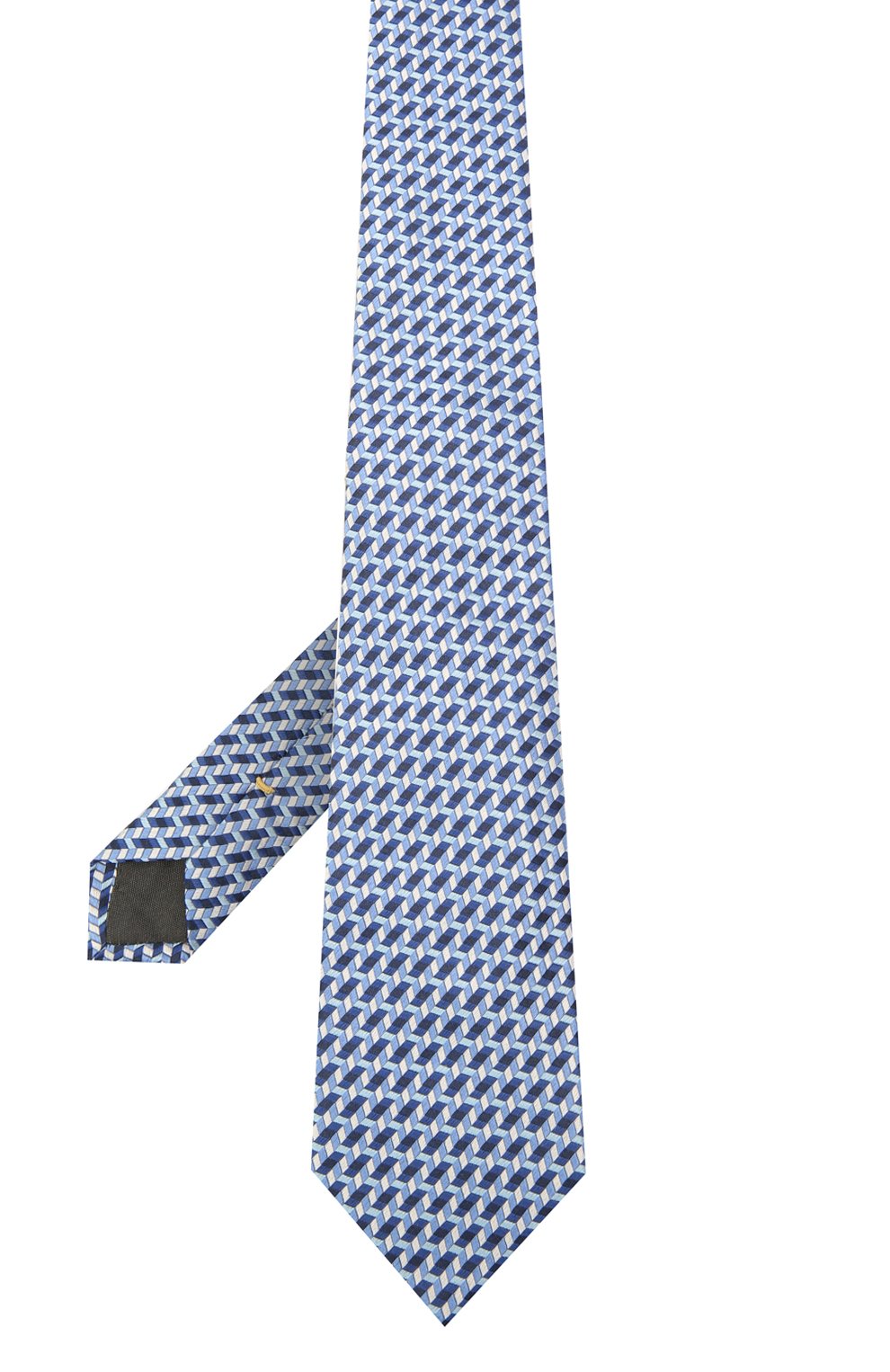 Шелковый галстук CANALI синего цвета по цене 12150 руб., арт. 18/HJ02796, фото 2 Шелковый галстук CANALI, арт. 18/HJ02796, фото 2