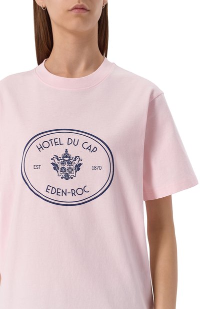 Хлопковая футболка sporty & rich x hotel du cap-eden-roc SPORTY AND RICH, арт. T004360666P140, фото 5