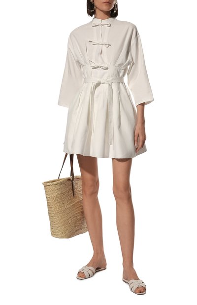 Платье изо льна и хлопка LOEWE, арт. S616Y09X13, фото 2