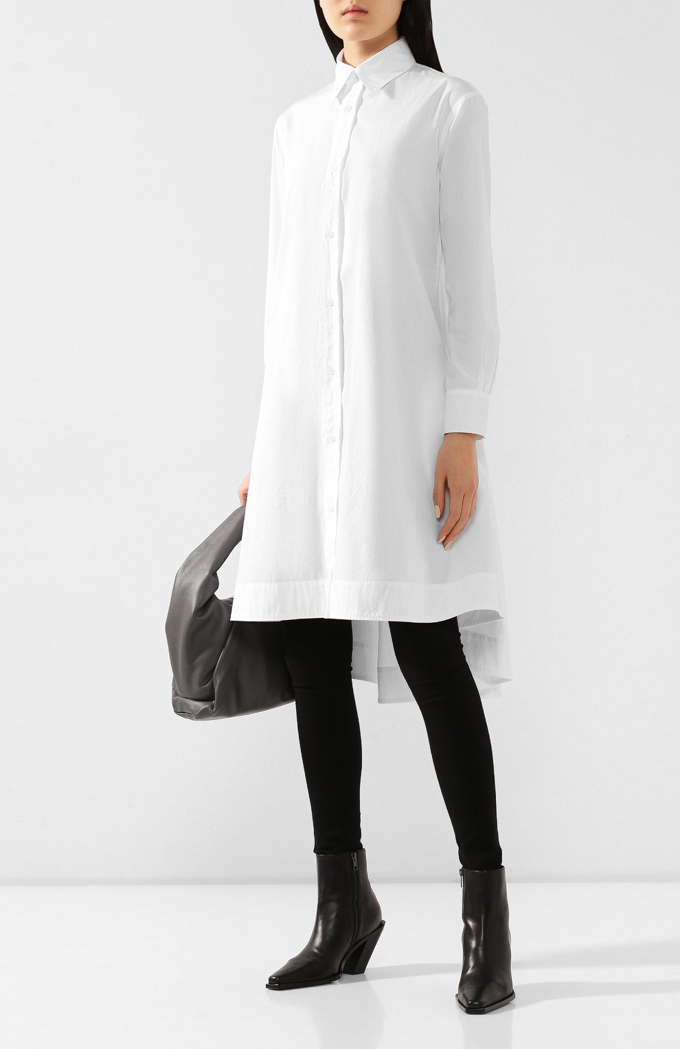 Хлопковая рубашка YOHJI YAMAMOTO, арт. FS-D53-001, фото 2