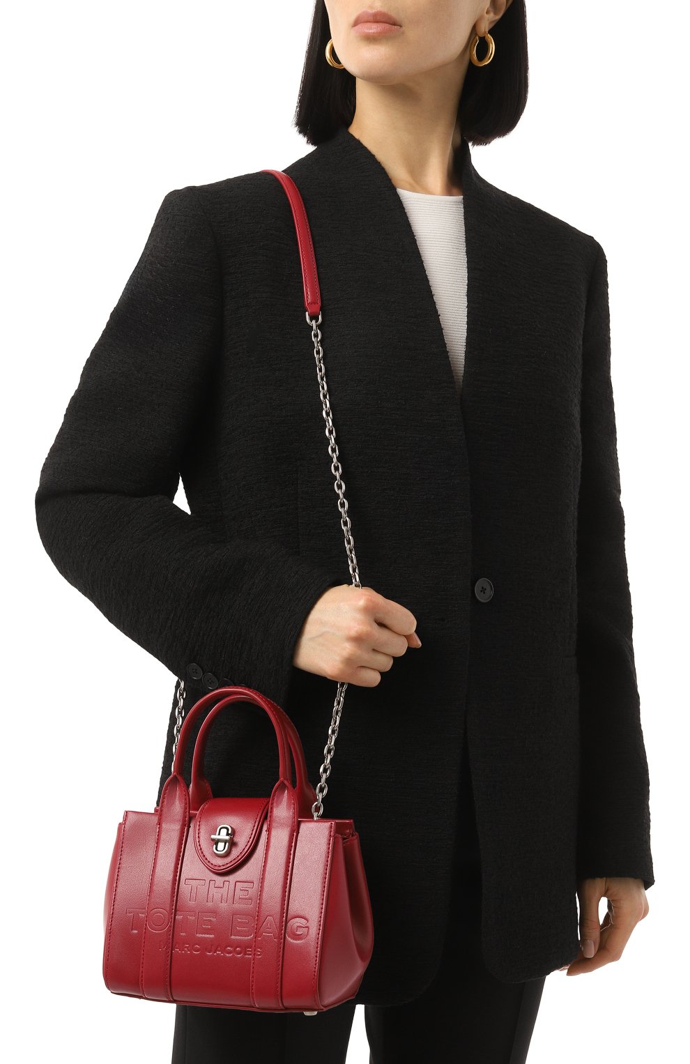 Сумка the turnlock tote bag MARC JACOBS (THE), арт. 2F4HCR015H04, фото 2