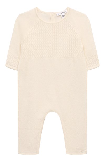 Кашемировый комбинезон TARTINE ET CHOCOLAT кремового цвета по цене 23700 руб., арт. TZ32040, фото 1 Кашемировый комбинезон TARTINE ET CHOCOLAT, арт. TZ32040, фото 1