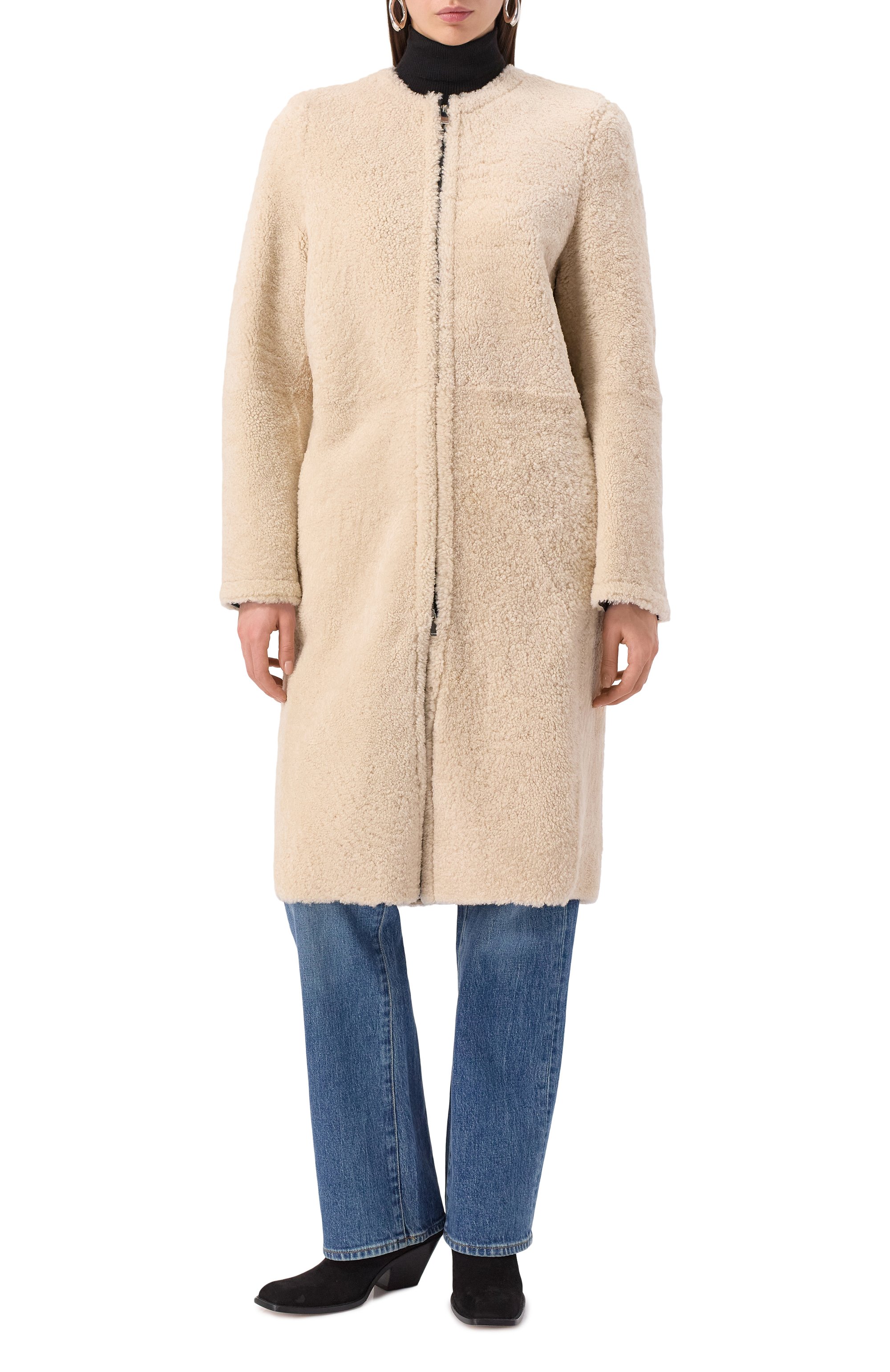 Дубленка из меха ягненка TOTEME, арт. 251-WR00176-LE0048, фото 3