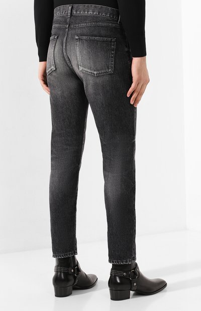 Джинсы SAINT LAURENT серого цвета по цене 83550 руб., арт. 584475/YC867, фото 4 Джинсы SAINT LAURENT, арт. 584475/YC867, фото 4