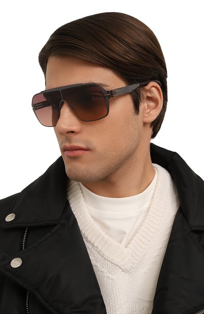 Солнцезащитные очки IC! BERLIN, арт. IB-NASH SHINY-AUBERGINE PURPLE SUNSET B0ULEVARD, фото 2