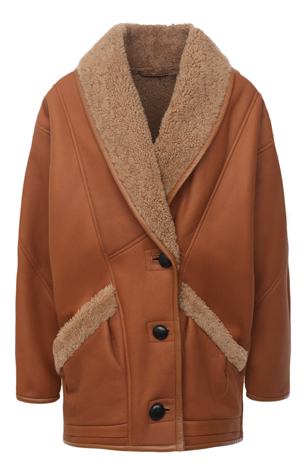 Дубленка ISABEL MARANT коричневого цвета по цене 416500 руб., арт. MA0685-20A001I/AUDRINA, фото 1 Дубленка ISABEL MARANT, арт. MA0685-20A001I/AUDRINA, фото 1