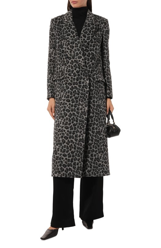 Шерстяное пальто Seven Lab SCP.13.226.120 Леопардовый  SCP.13.226.120 Фото 2