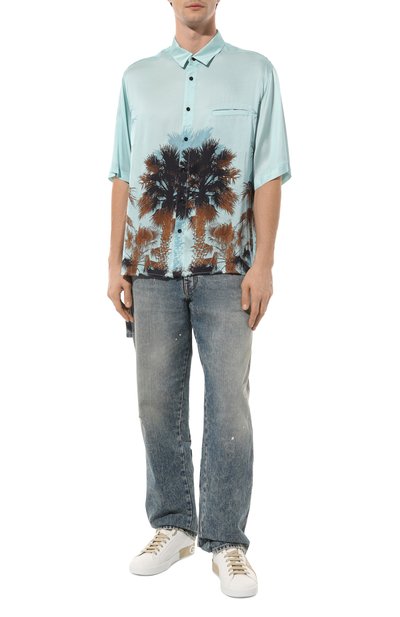 Кожаные кеды portofino DOLCE & GABBANA, арт. CS1772/AT390, фото 2