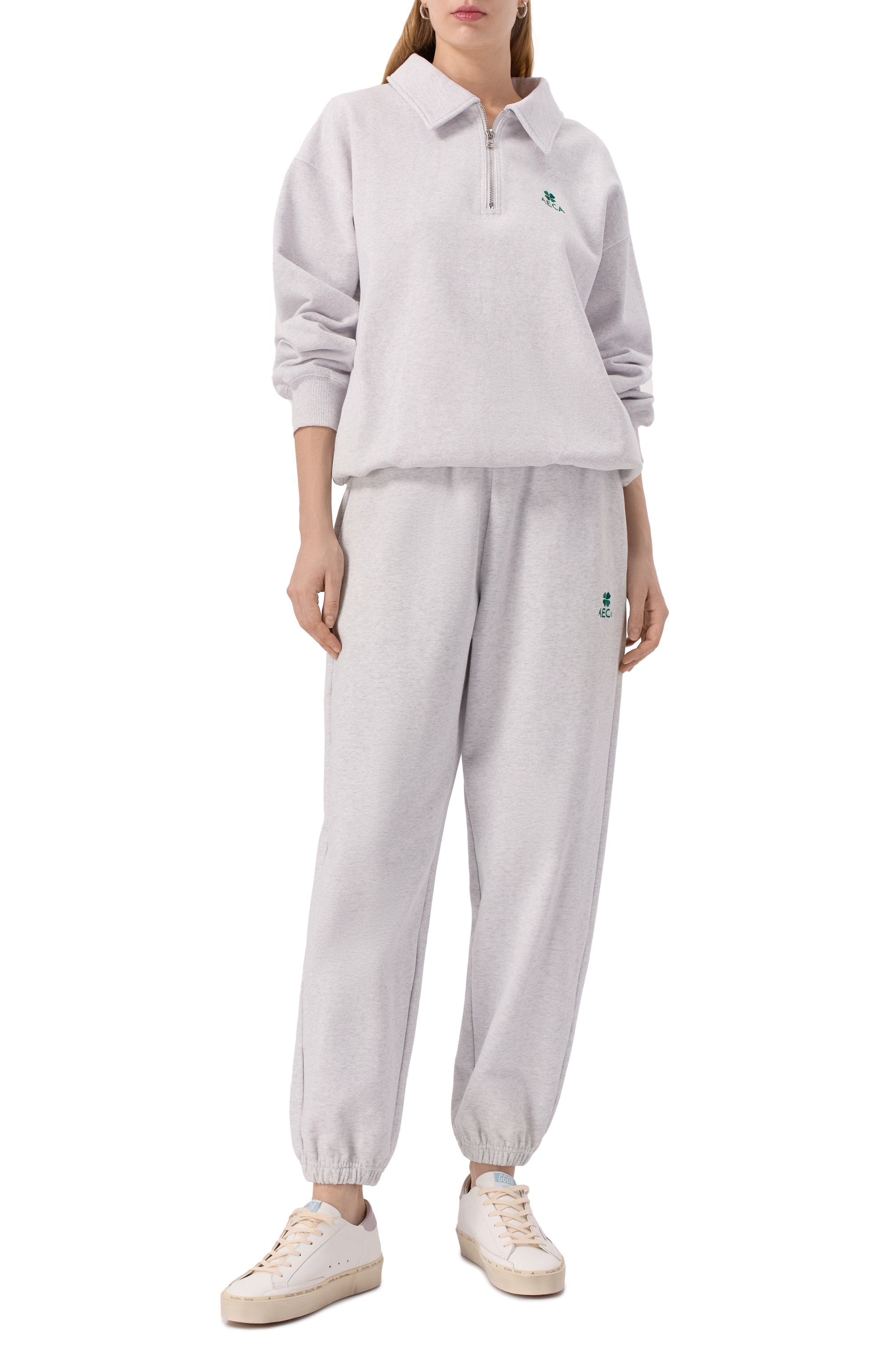 Хлопковый свитшот AECA WHITE, арт. AWCMFWBDTSSSO002C0.LIGHT GREY (S), фото 2