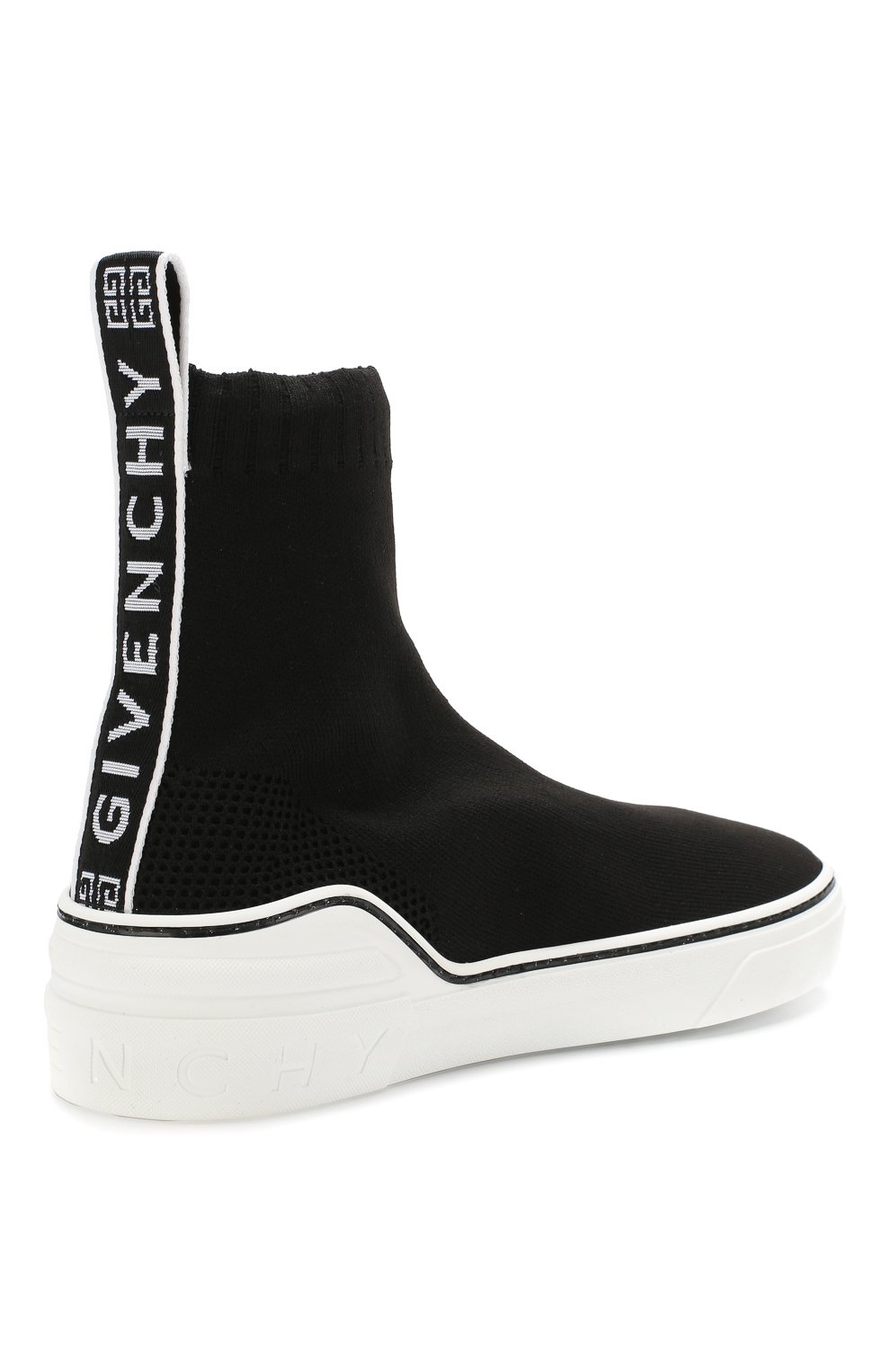 Высокие текстильные кеды на контрастной подошве GIVENCHY, арт. BE000DE077, фото 4