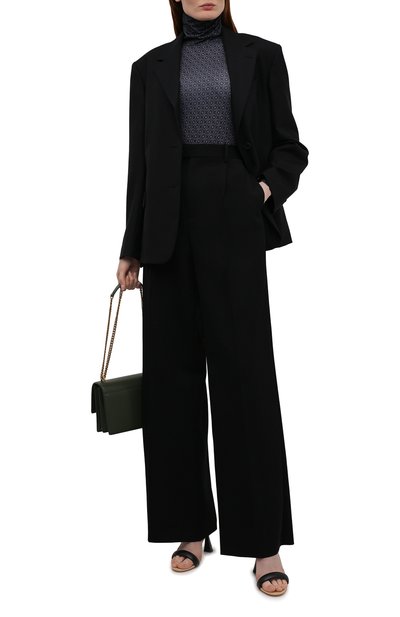 Водолазка DRIES VAN NOTEN темно-синего цвета по цене 20650 руб., арт. 212-031181-3623, фото 2 Водолазка DRIES VAN NOTEN, арт. 212-031181-3623, фото 2