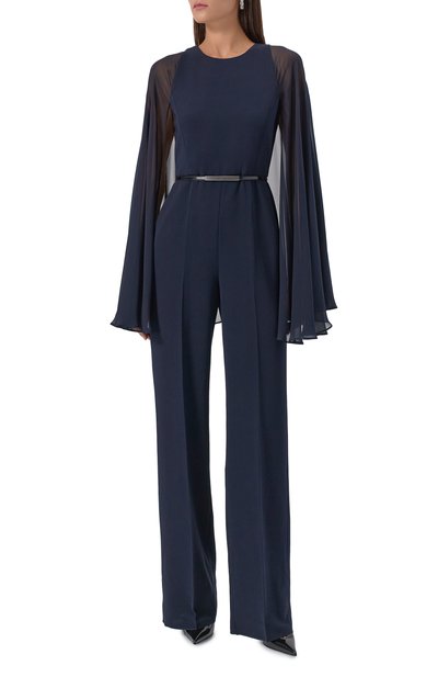 Комбинезон MAX MARA STUDIO темно-синего цвета по цене 115500 руб., арт. VERTICE, фото 3 Комбинезон MAX MARA STUDIO, арт. VERTICE, фото 3