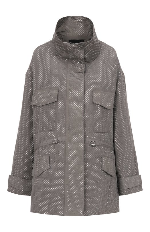 Парка с отделкой стразами Pinko 104598/A2BW Серый 104598/A2BW