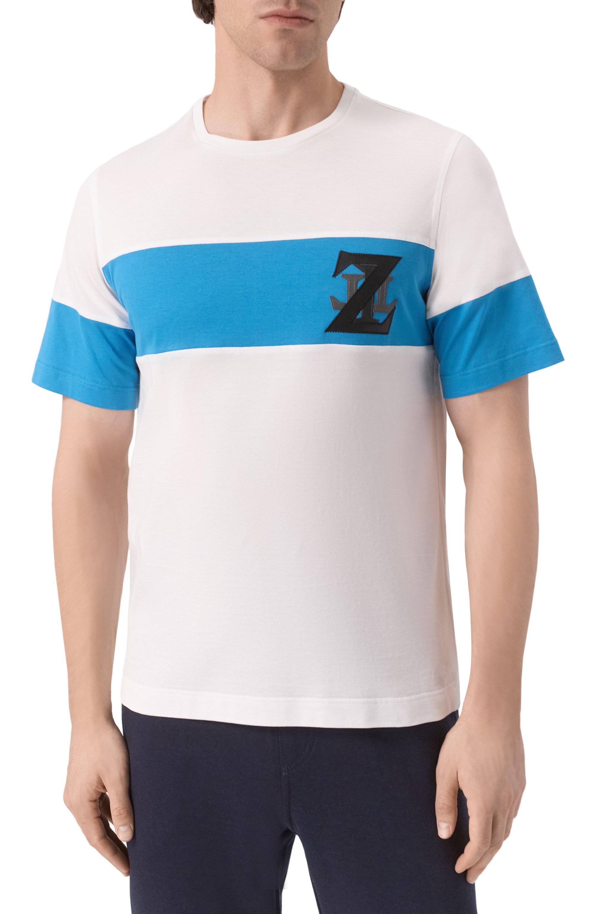 Хлопковая футболка ZILLI, арт. TSR02AM0152VM0N00, фото 3