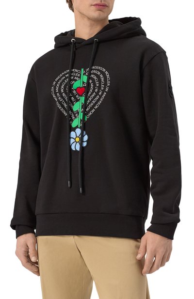 Хлопковое худи 1 moncler jw anderson MONCLER GENIUS, арт. 8G00003/M2682, фото 3