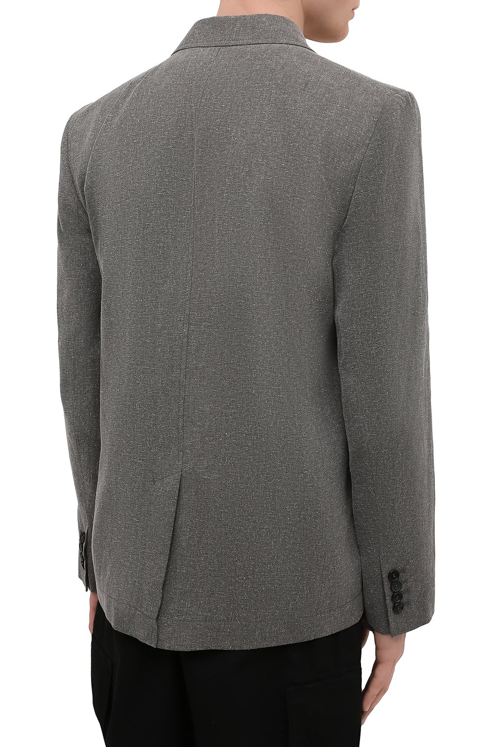 Пиджак изо льна и вискозы JACQUEMUS, арт. 215JA01/104960, фото 4