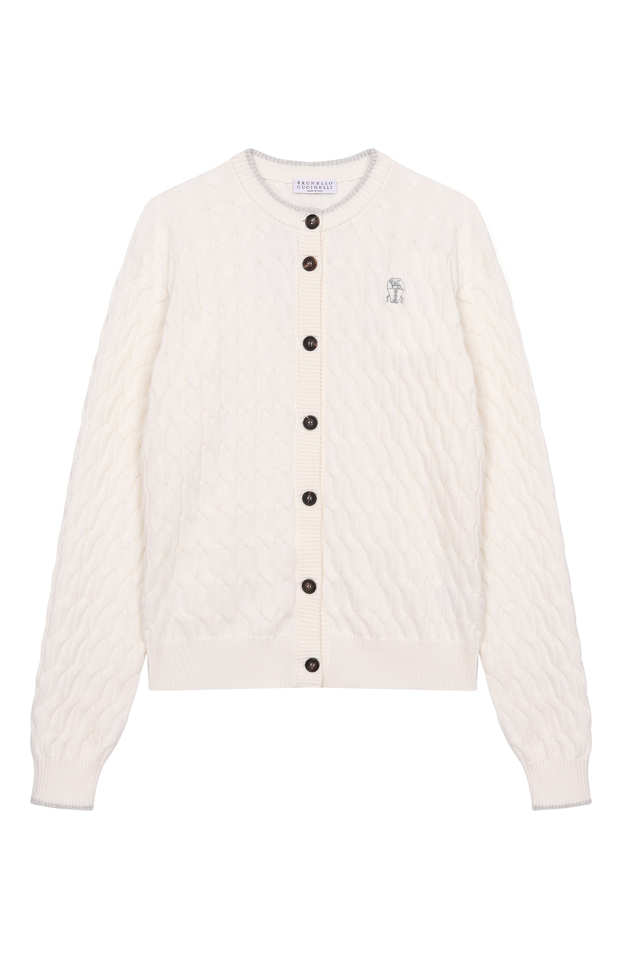 Хлопковый кардиган BRUNELLO CUCINELLI, арт. B19M19906C, фото 1