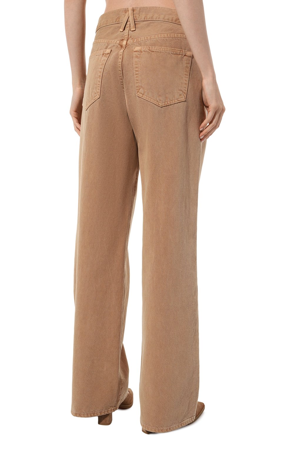 Джинсы SLVRLAKE бежевого цвета по цене 42450 руб., арт. MICJ407PPNRT, фото 4 Джинсы SLVRLAKE, арт. MICJ407PPNRT, фото 4