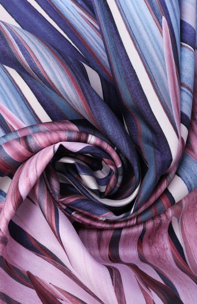 Шелковый платок ELIE SAAB фиолетового цвета по цене 49350 руб., арт. 710009236, фото 3 Шелковый платок ELIE SAAB, арт. 710009236, фото 3