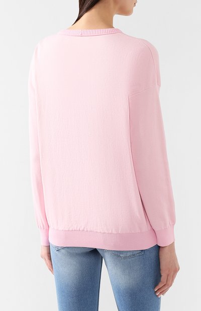 Хлопковый свитшот ICEBERG розового цвета по цене 29950 руб., арт. 19E I2P0/A005/7331, фото 4 Хлопковый свитшот ICEBERG, арт. 19E I2P0/A005/7331, фото 4