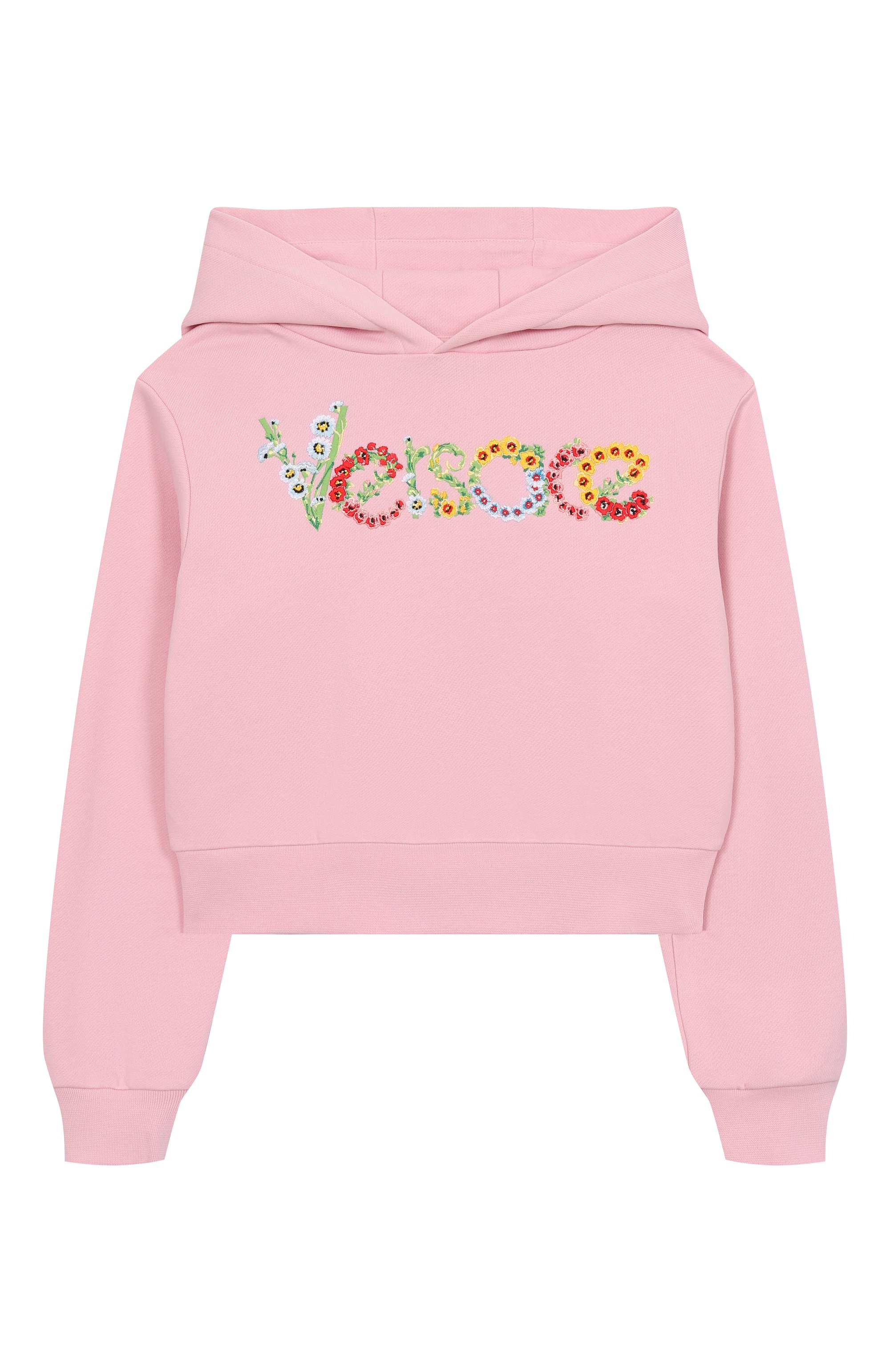 Хлопковое худи VERSACE, арт. 1018197/1A13050/8A-14A, фото 1