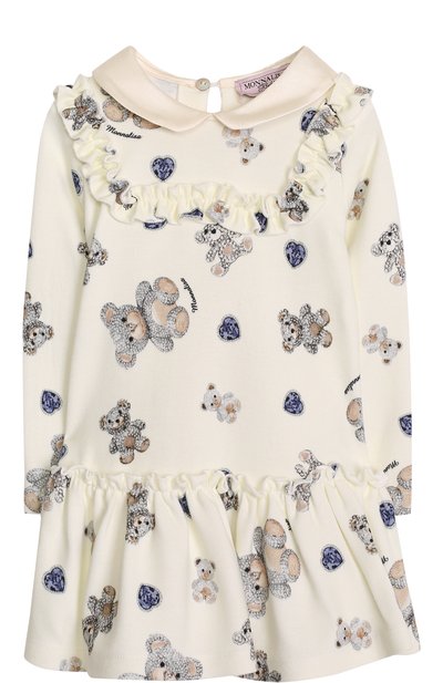 Мини-платье с принтом и оборками MONNALISA, арт. 310930, фото 1