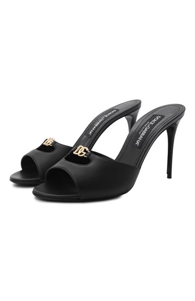 Женские кожаные мюли keira 105 DOLCE & GABBANA, арт. CR1978/A1953