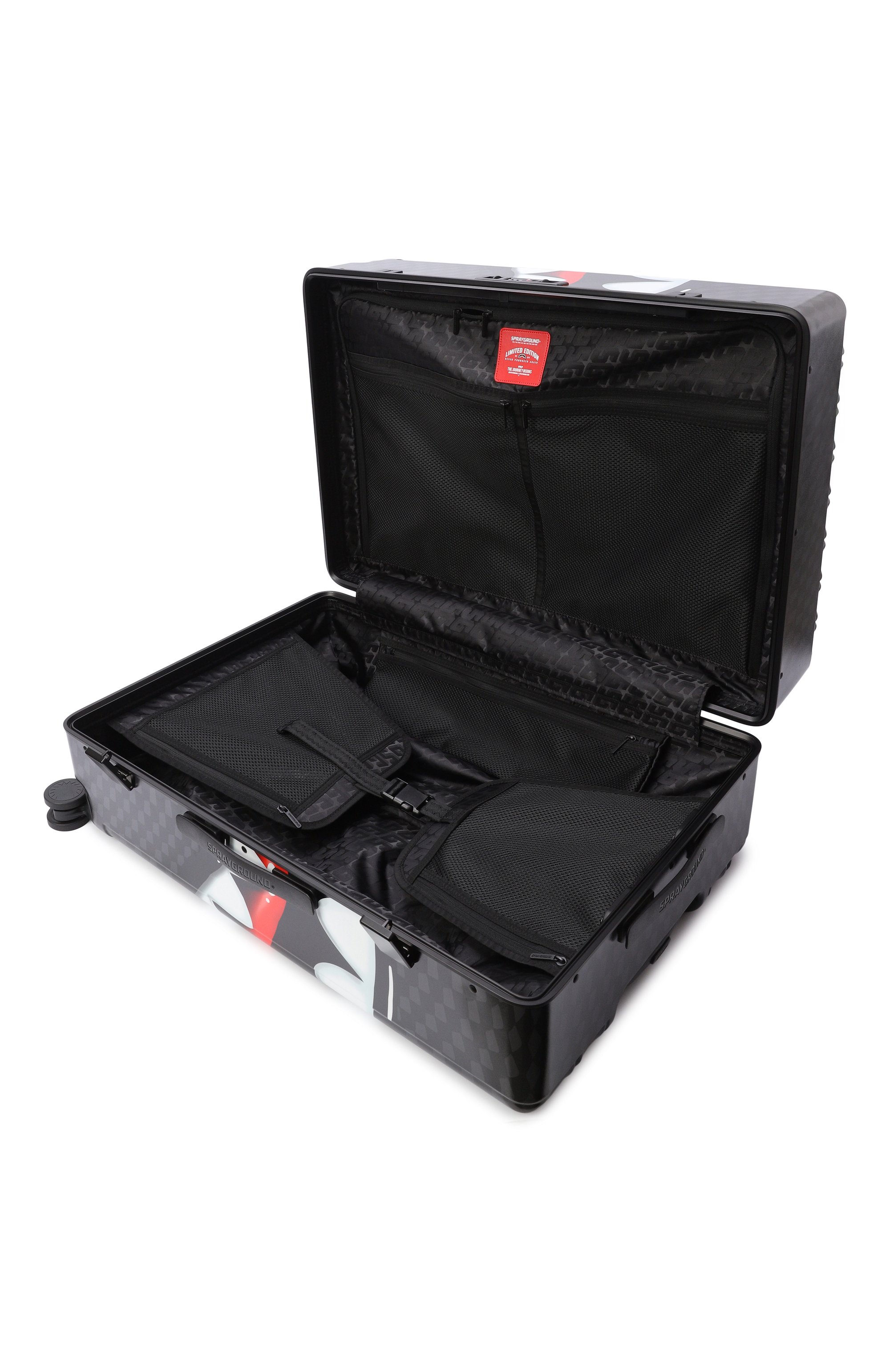 Чемодан midnight shadow SPRAYGROUND, арт. 910CL318NSZ/SIP BALL00N BLACK LARGE HARD LUGGAGE, фото 4