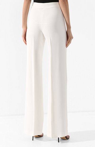 Расклешенные брюки ROLAND MOURET белого цвета по цене 61750 руб., арт. PS19/S5125/F2241, фото 4 Расклешенные брюки ROLAND MOURET, арт. PS19/S5125/F2241, фото 4