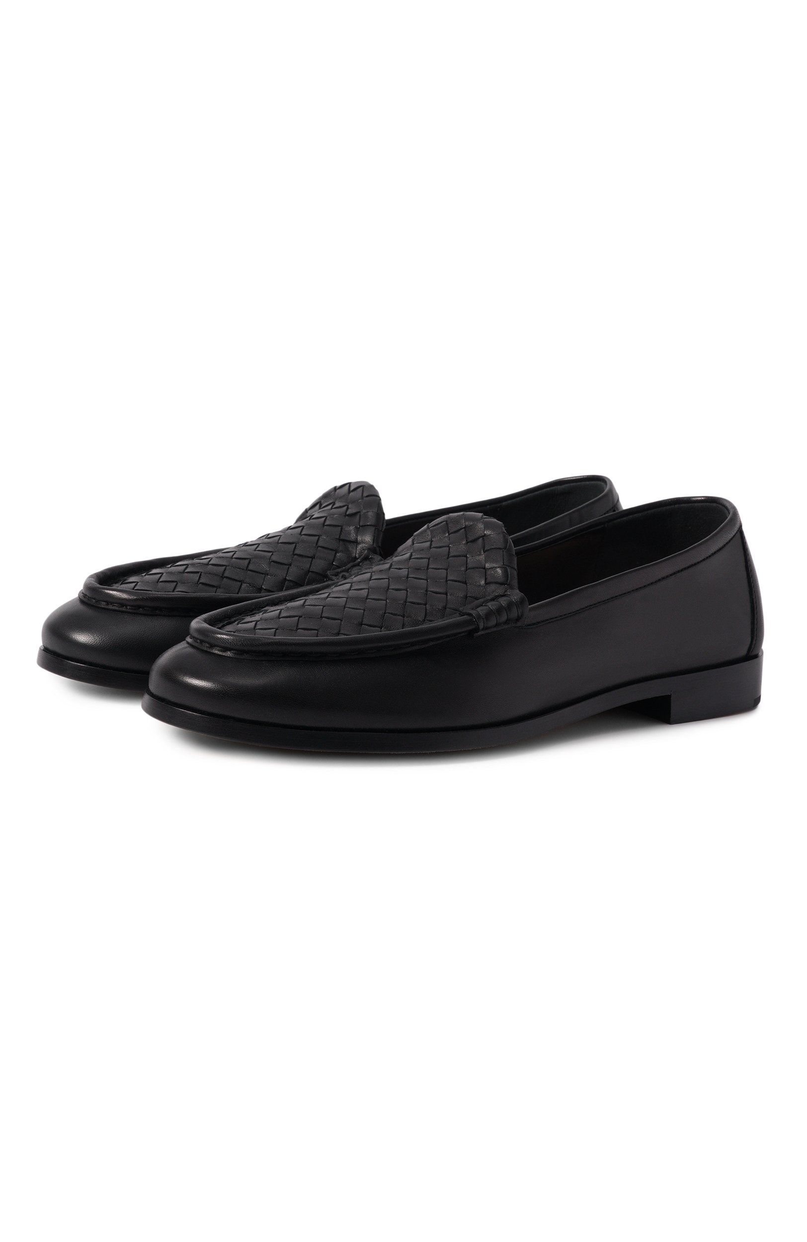 Кожаные лоферы silenzio BOTTEGA VENETA черного цвета по цене 131000 руб., арт. 876082/VBSD0, фото 1 Кожаные лоферы silenzio BOTTEGA VENETA, арт. 876082/VBSD0, фото 1