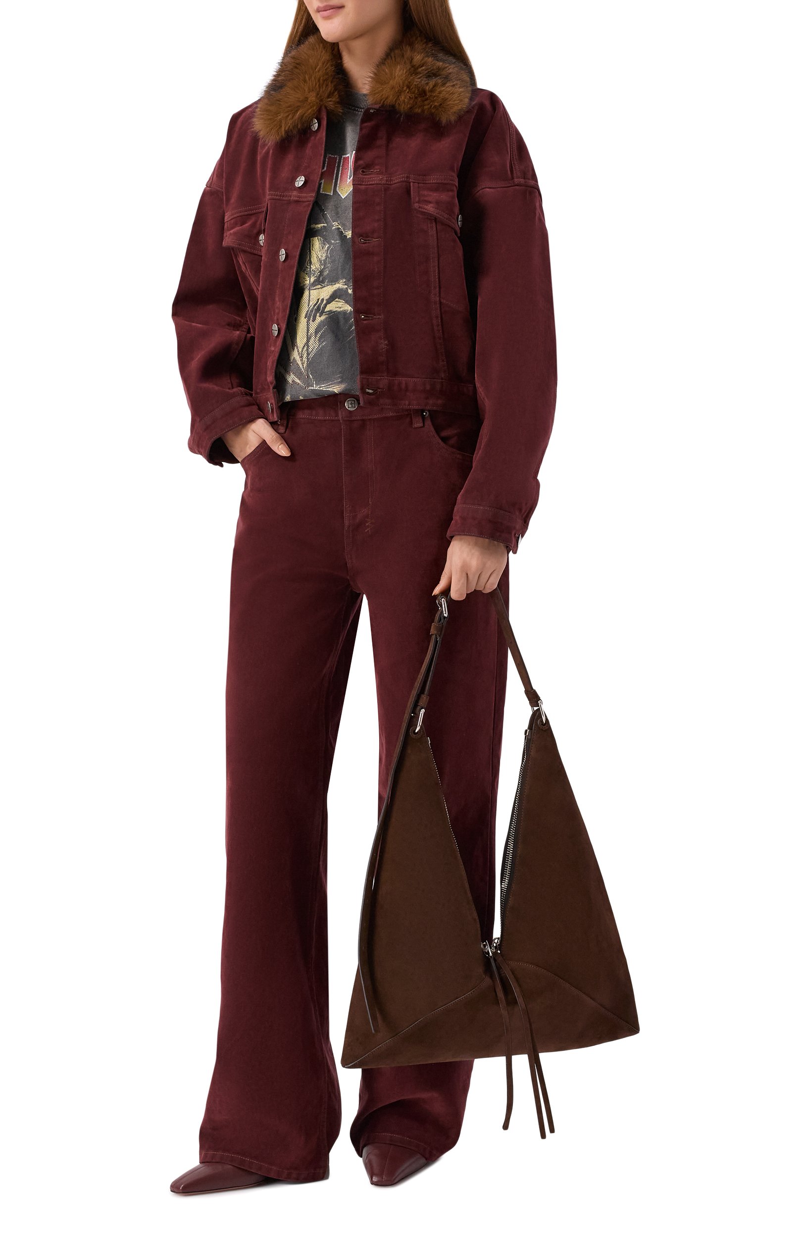 Сумка hobo MOSCHINO коричневого цвета по цене 125500 руб., арт. MC4220PP0P/0F0, фото 3 Сумка hobo MOSCHINO, арт. MC4220PP0P/0F0, фото 3