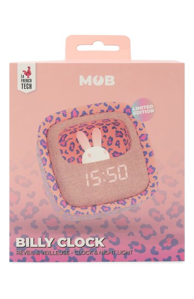 Светильник-часы billy clock - pink leopard PLAYFOREVER, арт. BILLY-LEOPK-01