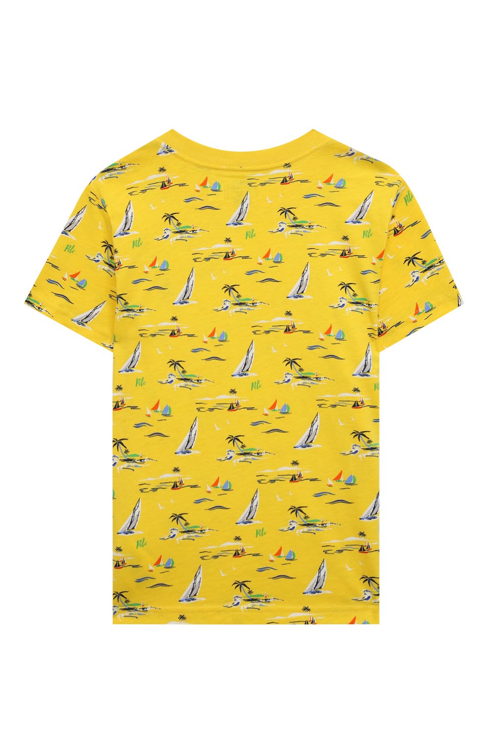 Хлопковая футболка POLO RALPH LAUREN, арт. 323861441, фото 2