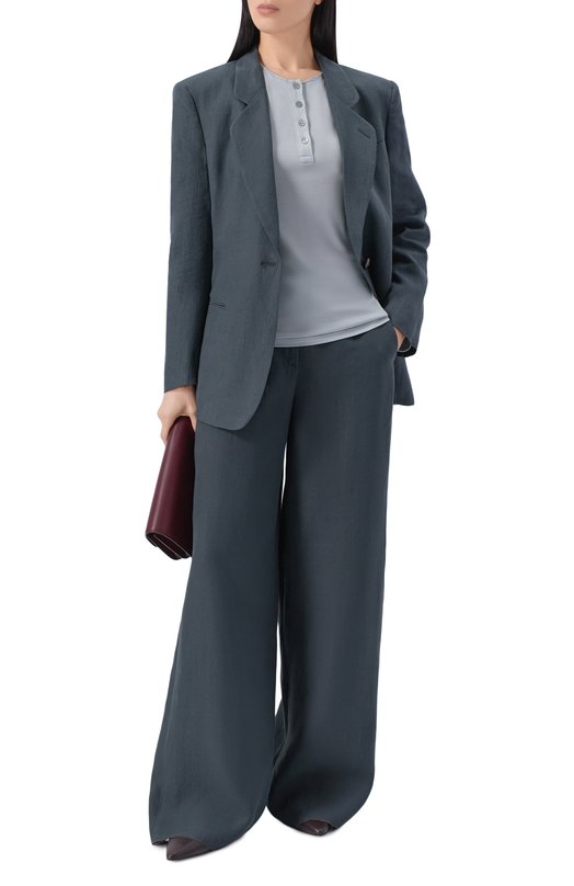 Шелковый лонгслив 12 STOREEZ 136689 Серый  136689 Фото 2