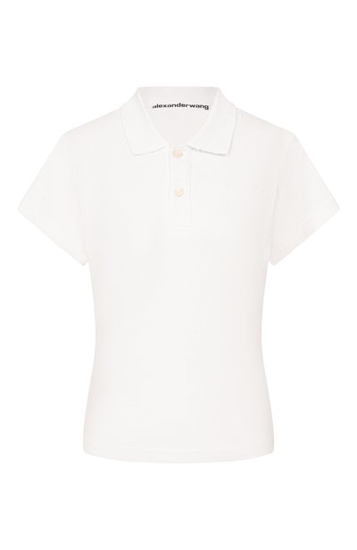 Женское хлопковое поло ALEXANDER WANG, арт. 1CC3261354