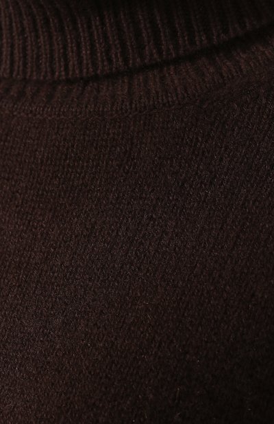 Кашемировый свитер REJINA PYO коричневого цвета по цене 53750 руб., арт. C095K/CASHMERE, фото 5 Кашемировый свитер REJINA PYO, арт. C095K/CASHMERE, фото 5