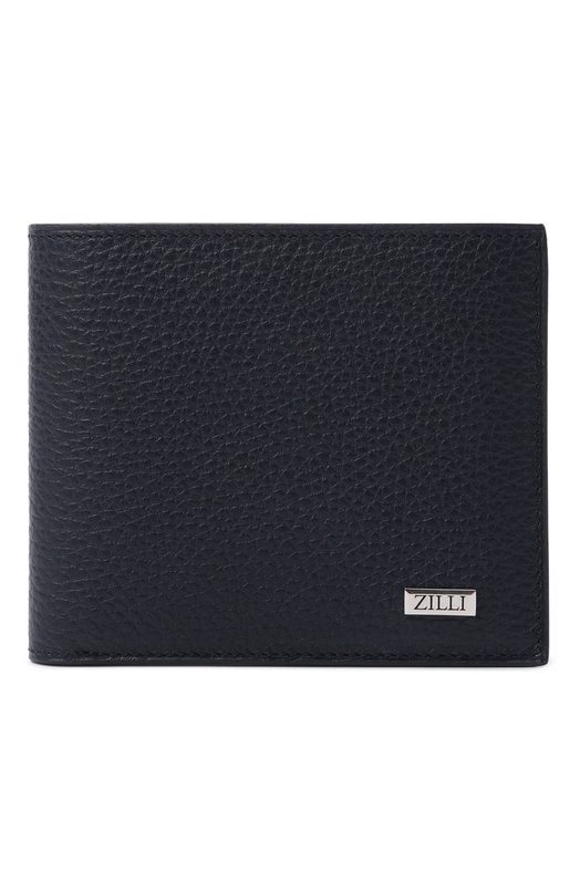Кожаное портмоне Zilli LP8001M1990VNIN10 Синий LP8001M1990VNIN10