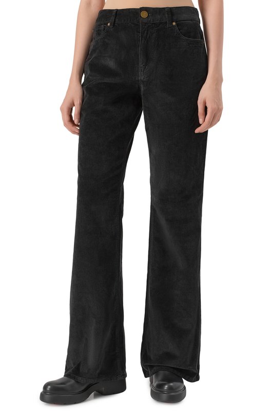 Вельветовые брюки Pinko 105662/A2WS Чёрный  105662/A2WS Фото 3