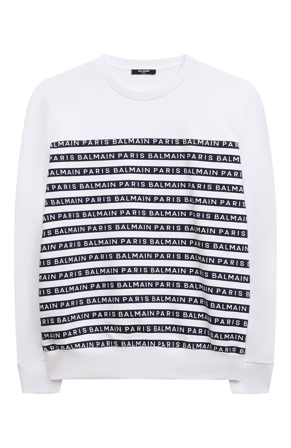 Хлопковый свитшот BALMAIN разноцветного цвета по цене 20700 руб., арт. BU4P60, фото 1 Хлопковый свитшот BALMAIN, арт. BU4P60, фото 1
