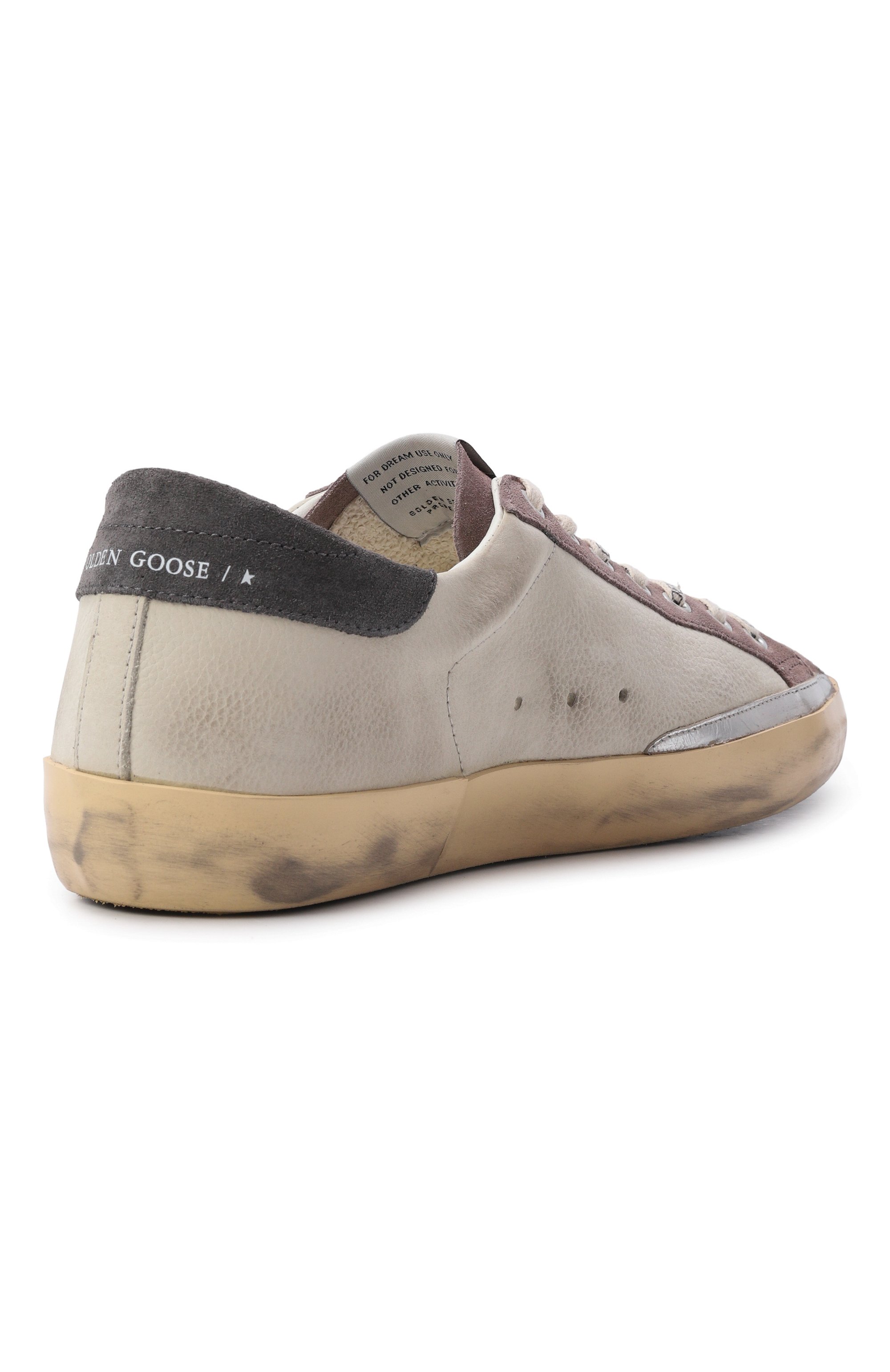 Кожаные кеды super-star GOLDEN GOOSE DELUXE BRAND, арт. GMF00101.F008112, фото 4
