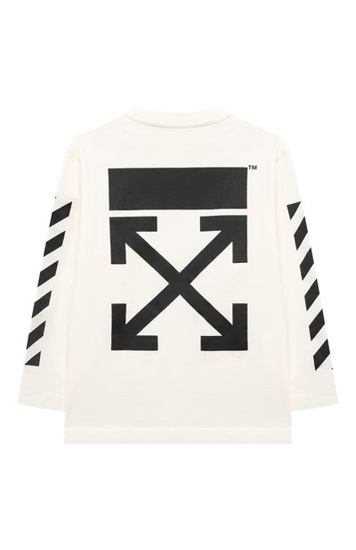 Хлопковый лонгслив OFF-WHITE, арт. 0BAB001F23JER001, фото 2