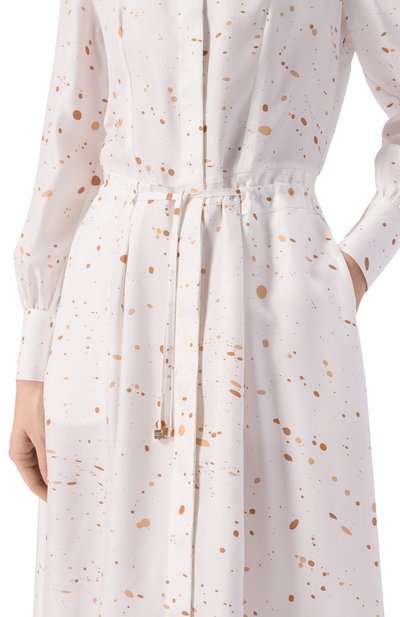 Шелковое платье KITON, арт. D52302K0999G04, фото 4