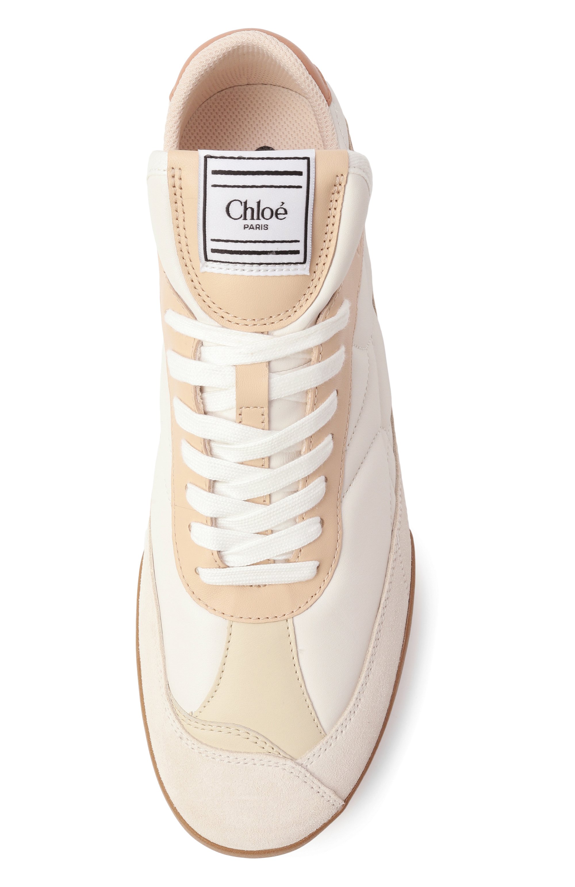 Кожаные кеды kick CHLOÉ, арт. CHC25U07ISL, фото 6