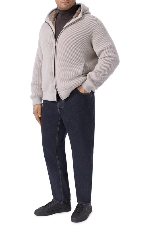 Шерстяной бомбер Misone-CW1 Moorer MIS0NE/CW1 Серый  MIS0NE/CW1 Фото 2