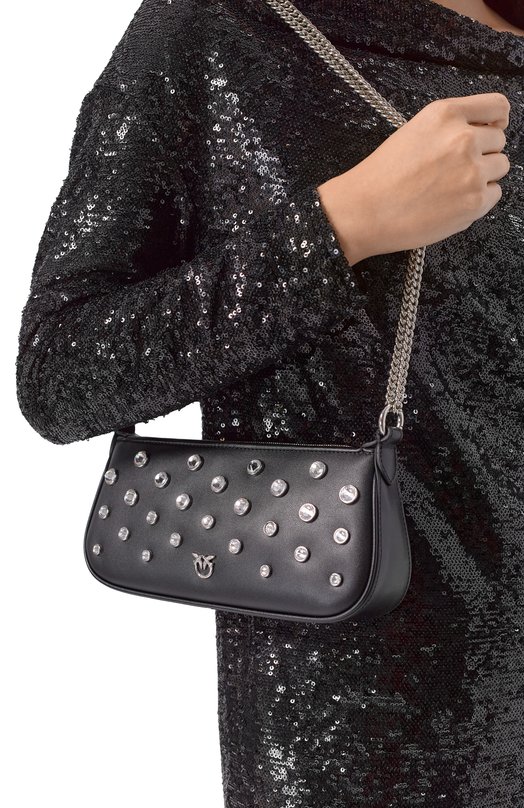 Сумка Half Moon Baguette mini Pinko 105914/A2XQ Чёрный  105914/A2XQ Фото 2