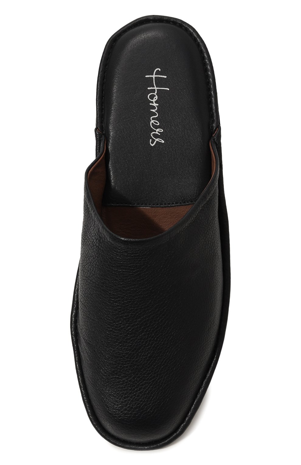 Кожаные домашние туфли HOMERS AT HOME, арт. 12045/BUFALIN0, фото 6