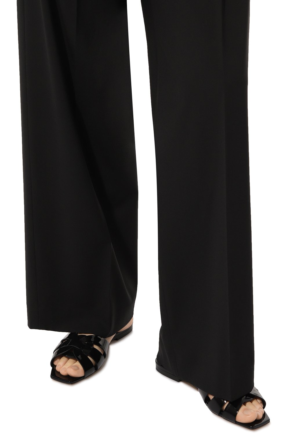 Кожаные шлепанцы tribute SAINT LAURENT, арт. 571952, фото 3