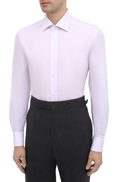 Хлопковая сорочка ZEGNA, арт. 801225/9RS0BR, фото 3