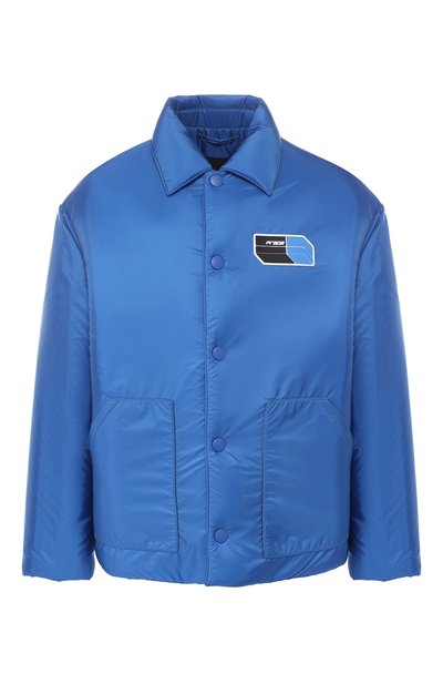 Пуховая куртка на кнопках с отложным воротником PRADA, арт. SGN901-1SAN-F0FC9, фото 1