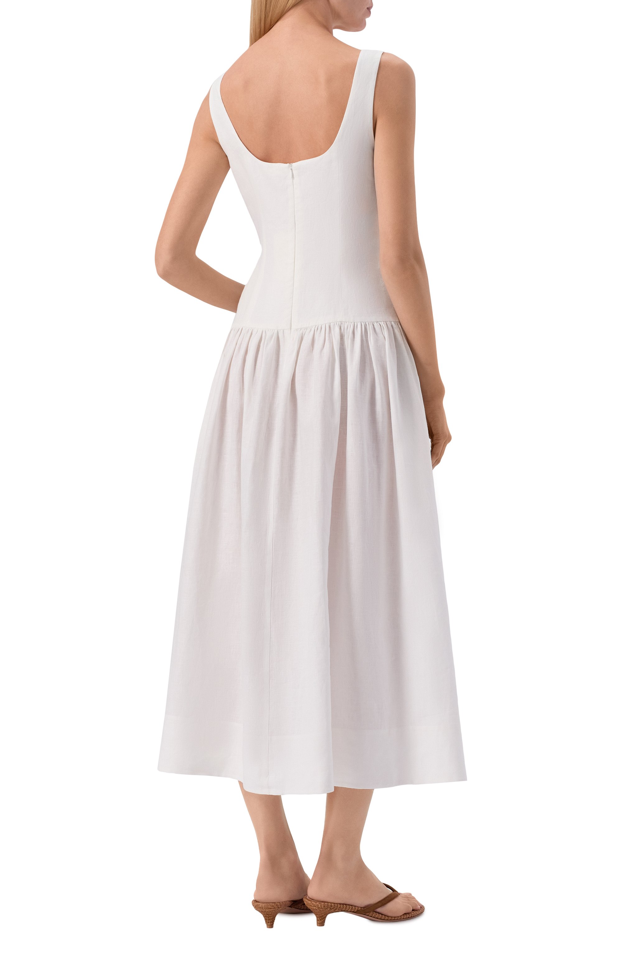 Льняное платье 12 STOREEZ, арт. 137365, фото 3